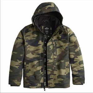 Hollister all weather fleece lined jacket